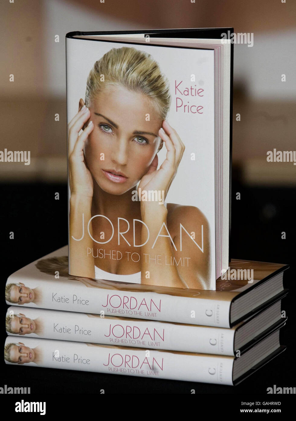 Katie price book launch london hi-res stock photography and images - Alamy