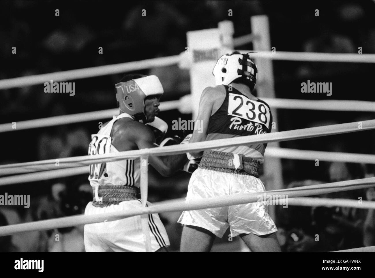 Boxing Los Angeles Olympic Games Lightweight Final Pernell