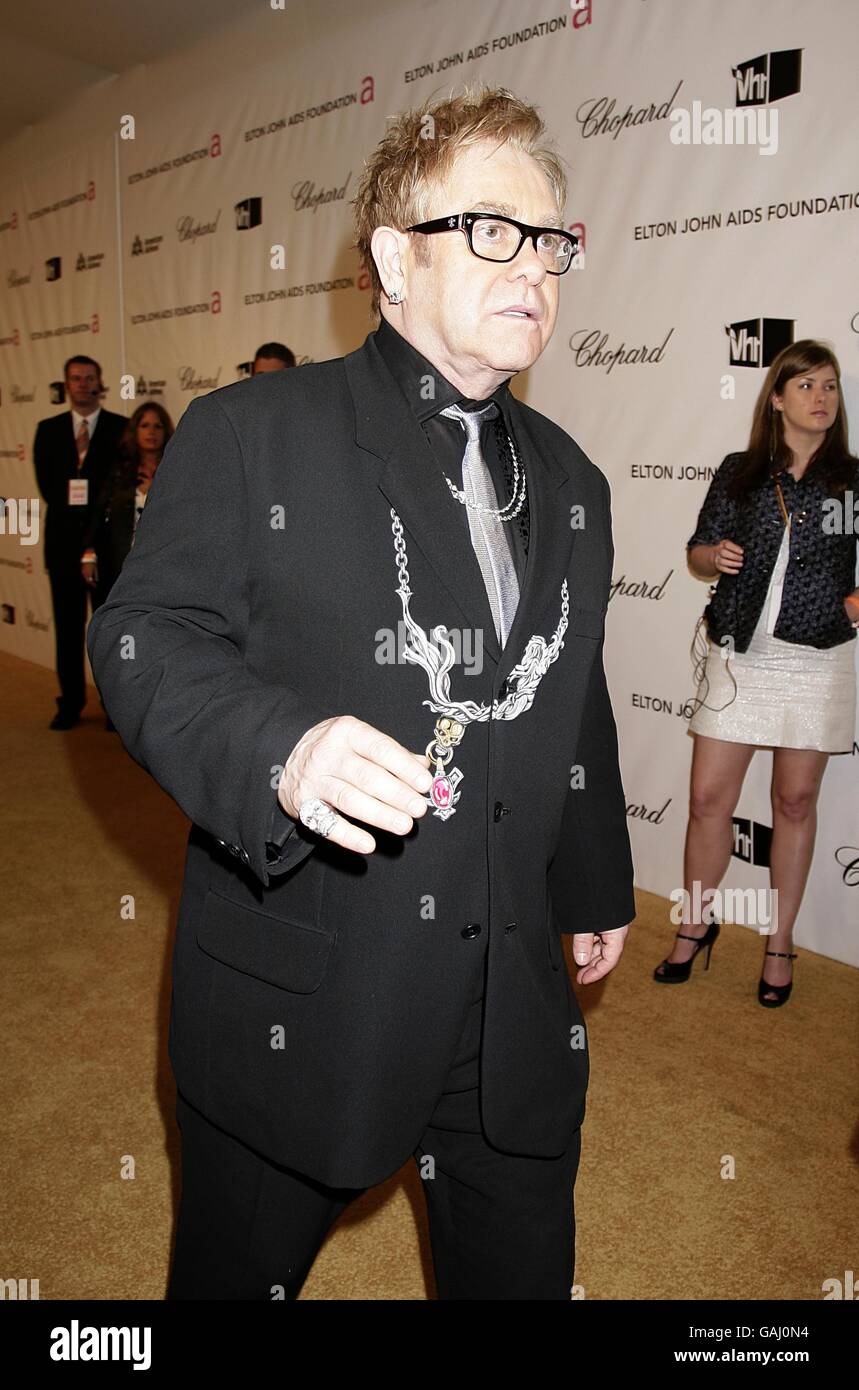 16th Annual Sir Elton John Oscar Party - Los Angeles Stock Photo