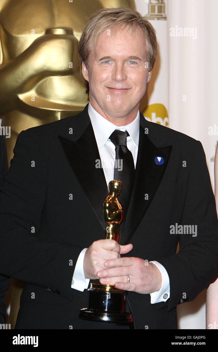 Brad Bird with the award for Best Animated feature received for