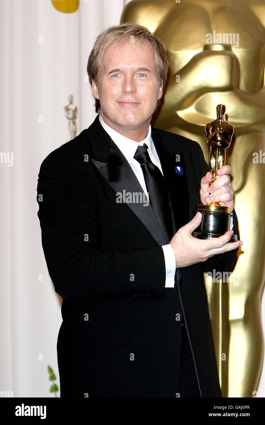 Brad Bird with the award for Best Animated feature received for
