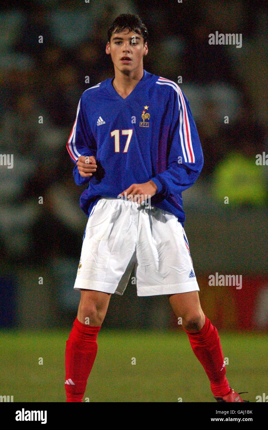 Antoine Arnault (R), Bordeaux's soccer player Yoann Gourcuff with