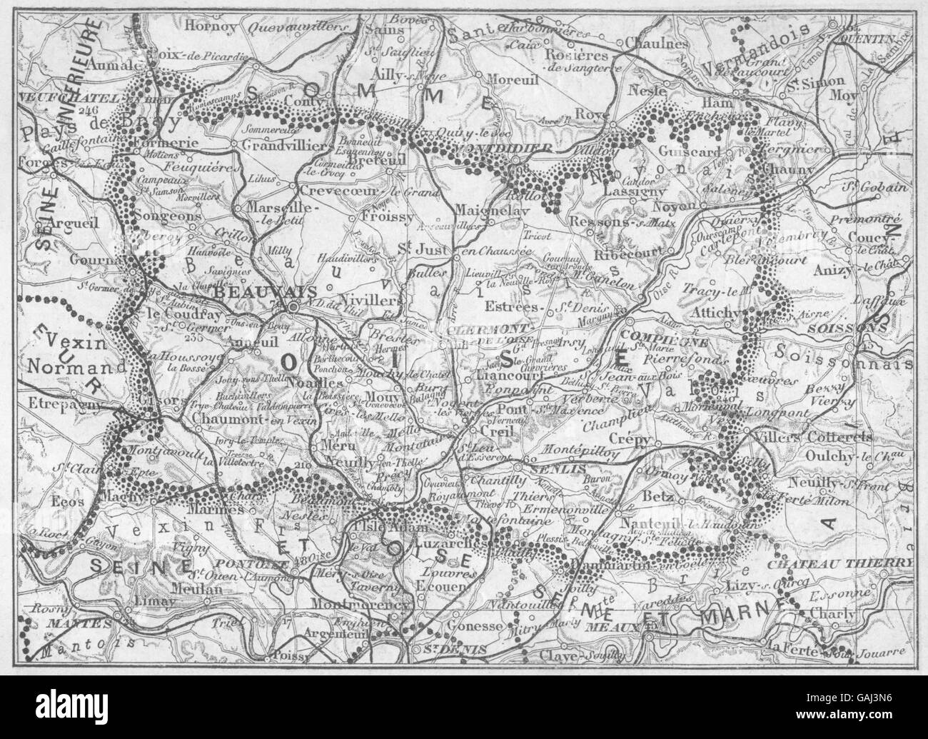 Paris 1878 Map High Resolution Stock Photography and Images - Alamy