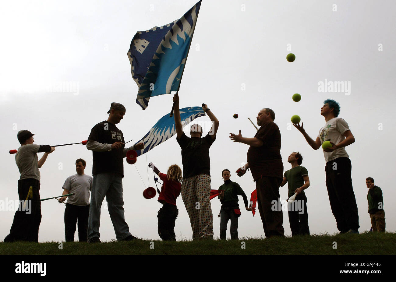 Scottish Juggling Convention Stock Photo