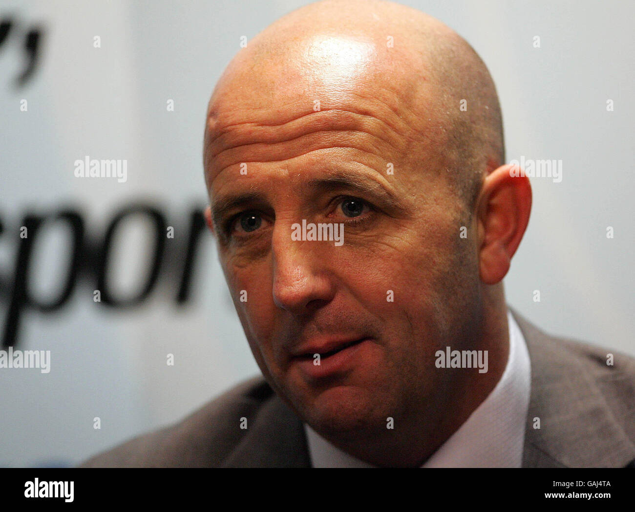 Leeds United's Manager Gary McAllister after the League One match at Elland Road, Leeds. Stock Photo