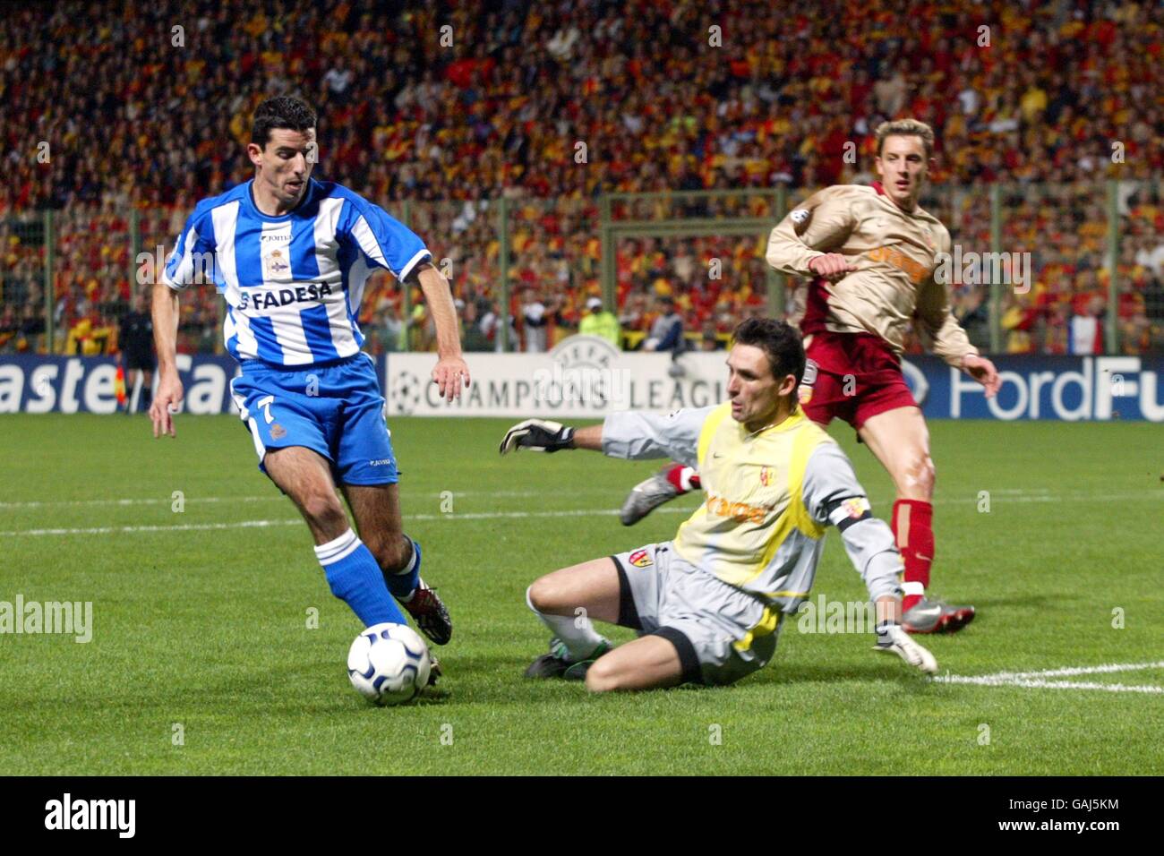 Soccer - UEFA Champions League - Group G - RC Lens v Deportivo La Coruna  Stock Photo - Alamy