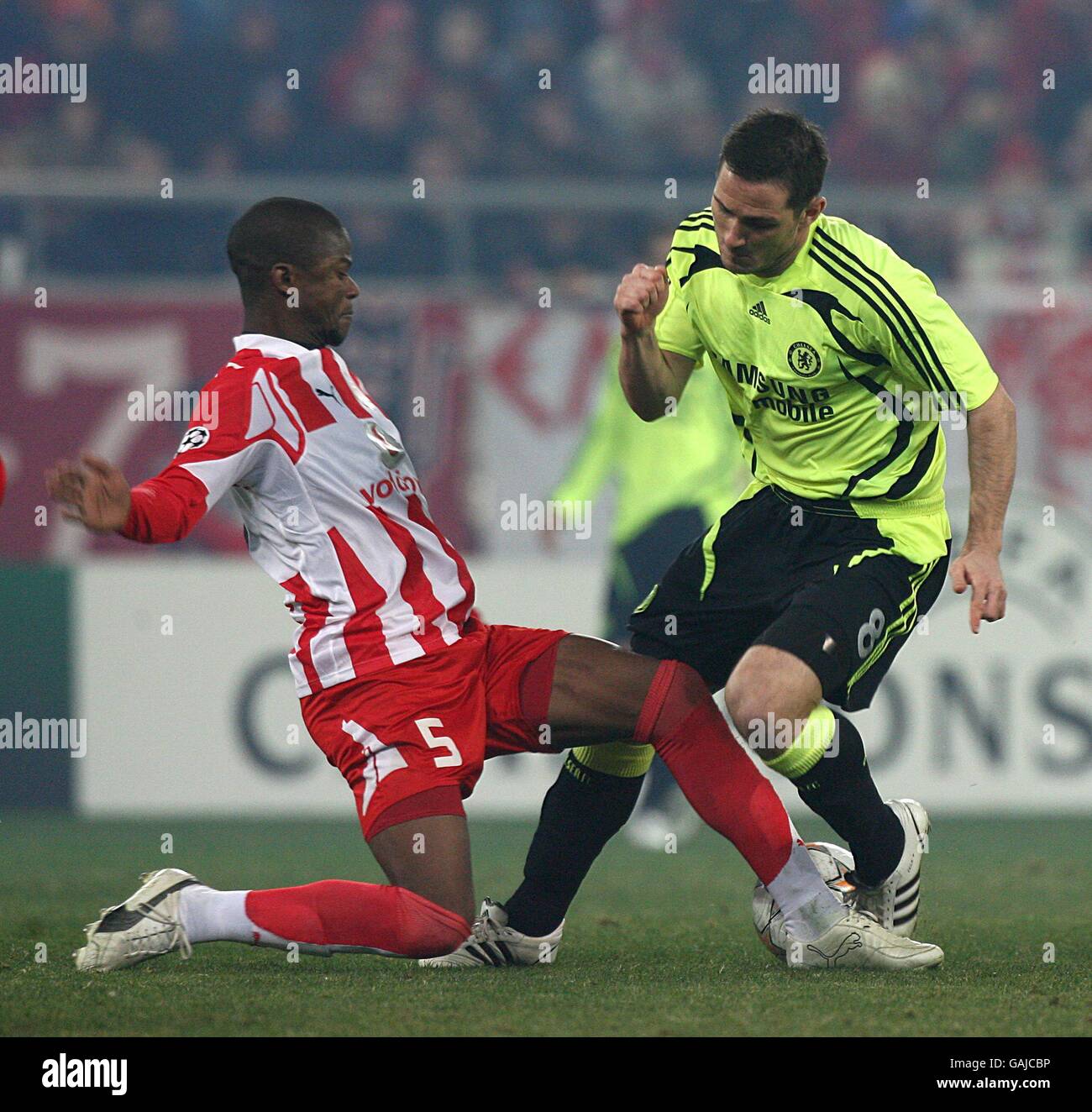 Soccer - UEFA Champions League - Olympiakos v Chelsea - Georgios Karaiskakis  Stadium Stock Photo - Alamy