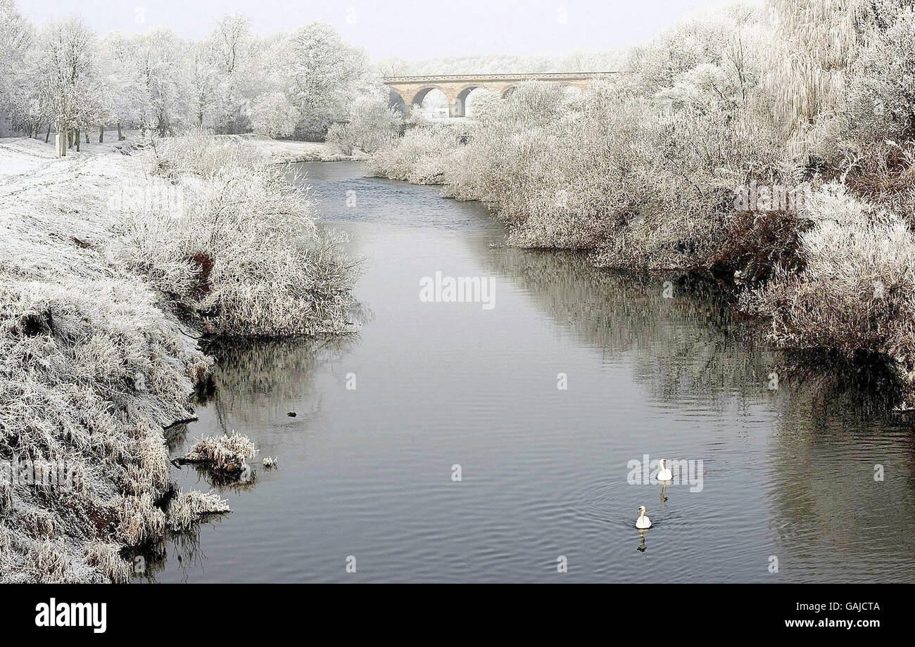 Cold weather in the UK Stock Photo Alamy