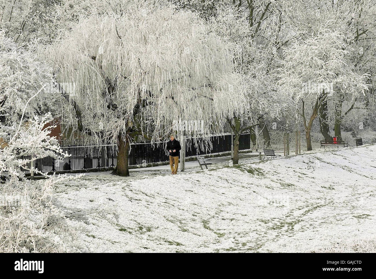 Cold weather in the UK Stock Photo Alamy