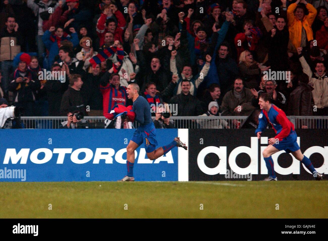 Soccer - UEFA Champions League - Group D - FC Basel v Manchester United  Stock Photo - Alamy