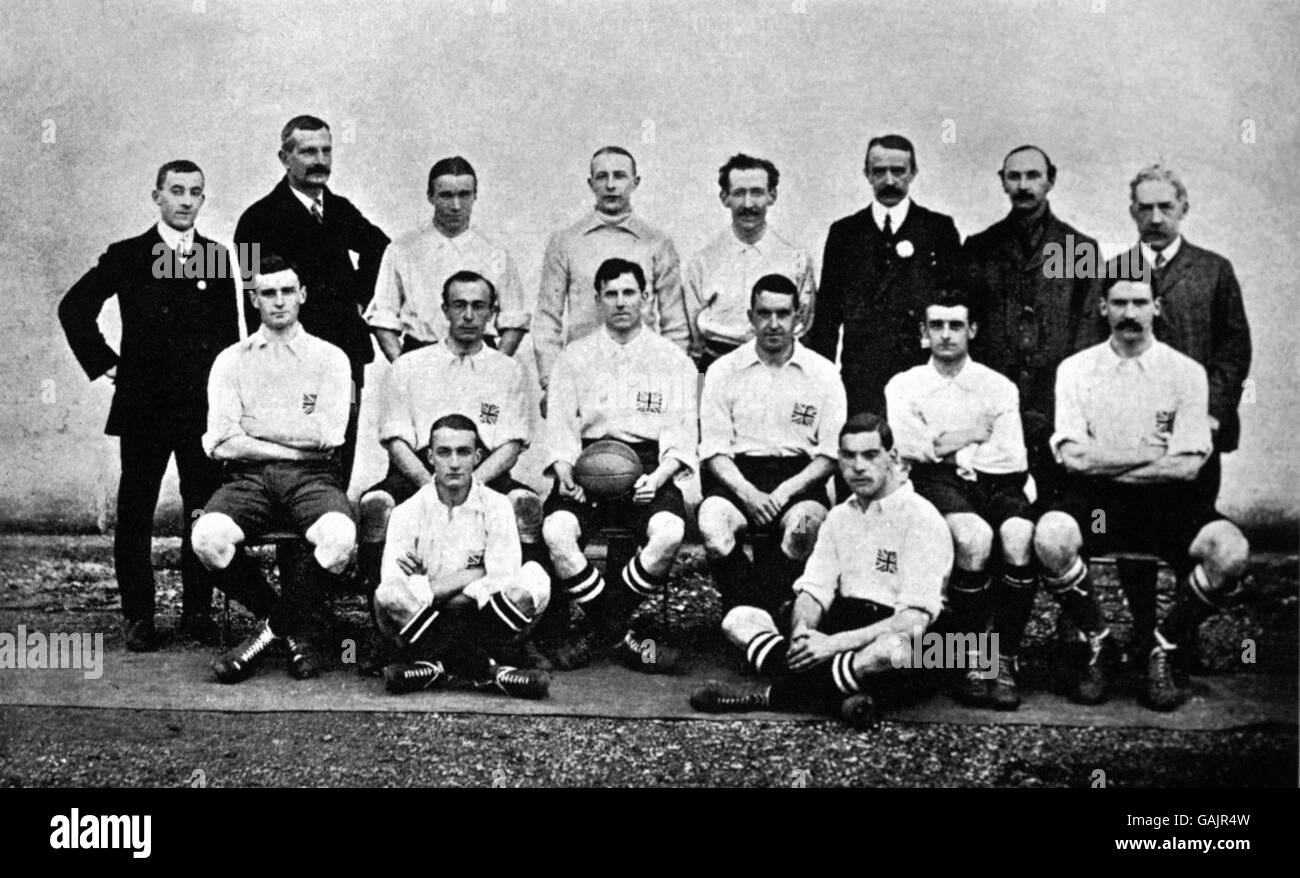 Soccer - London Olympic Games 1908 Stock Photo