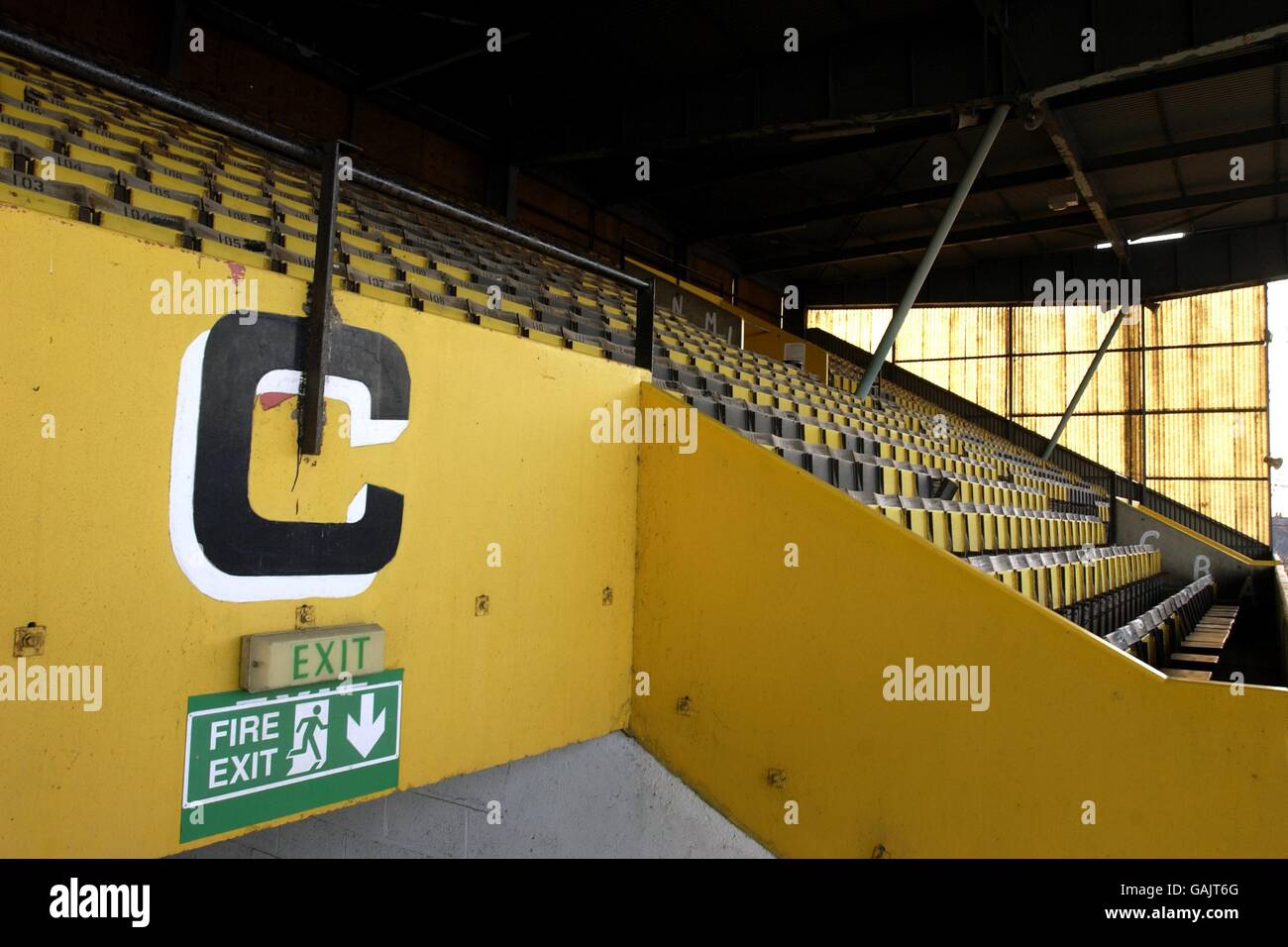 Soccer - Nationwide League Division Three - Hull City Former Stadium. Boothferry Park, former home of Hull City Stock Photo