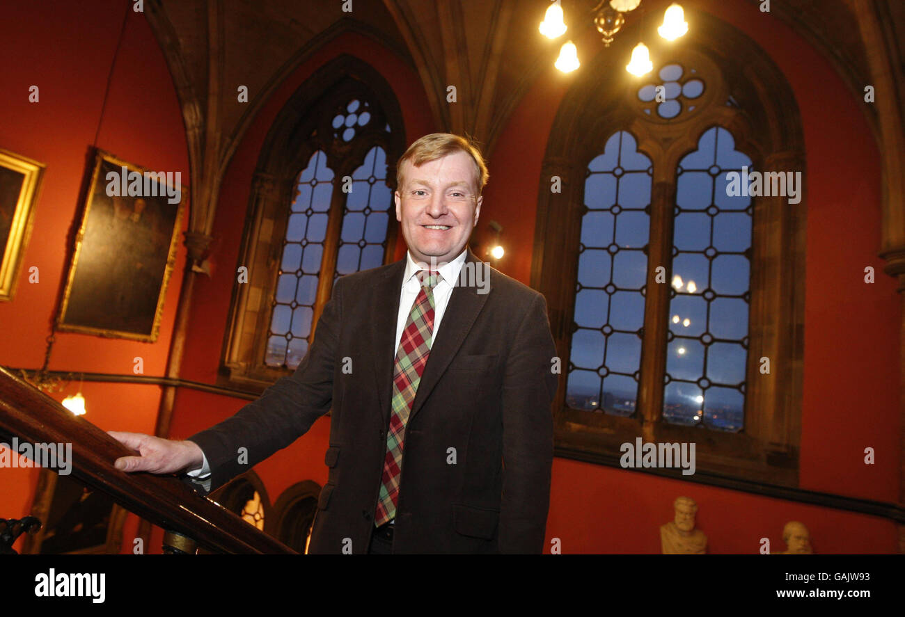 Charles Kennedy voted Rector of University of Glasgow Stock Photo - Alamy