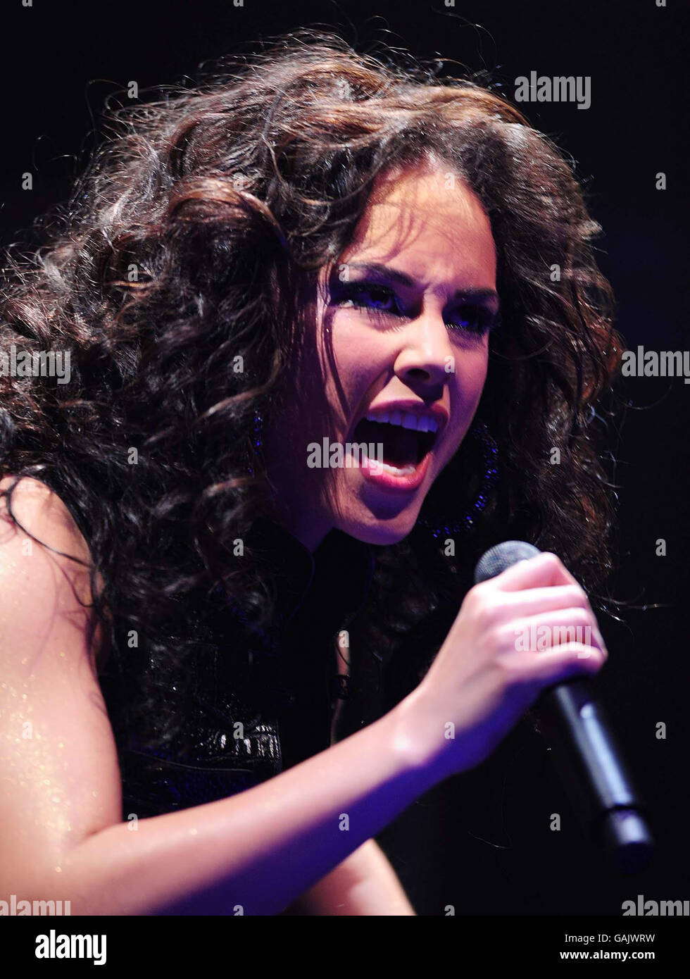 Alicia Keys in concert Birmingham Stock Photo Alamy