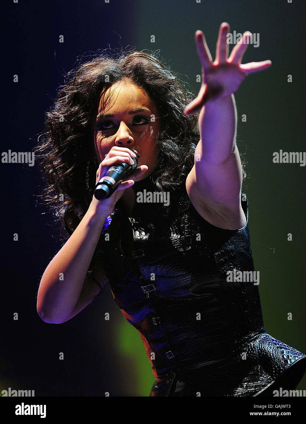 Alicia Keys in concert Birmingham Stock Photo Alamy