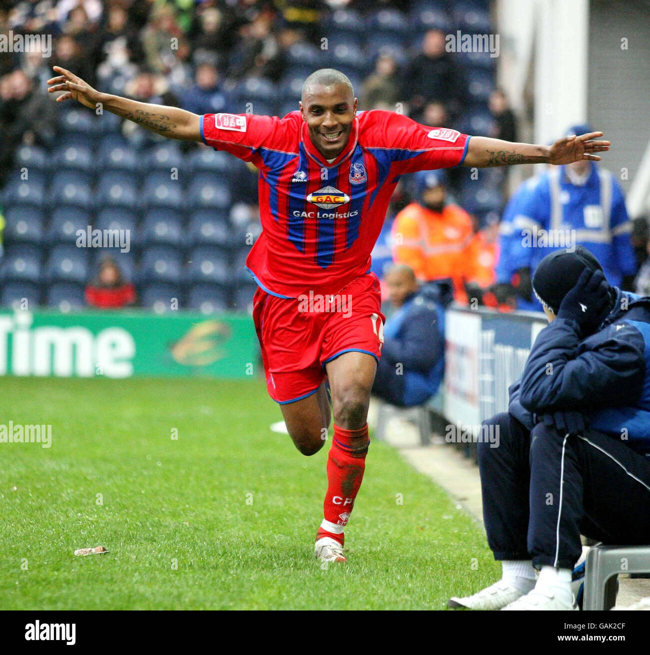 Soccer - Coca-Cola Football League Championship - Preston North End v Crystal Palace - Deepdale Stock Photo