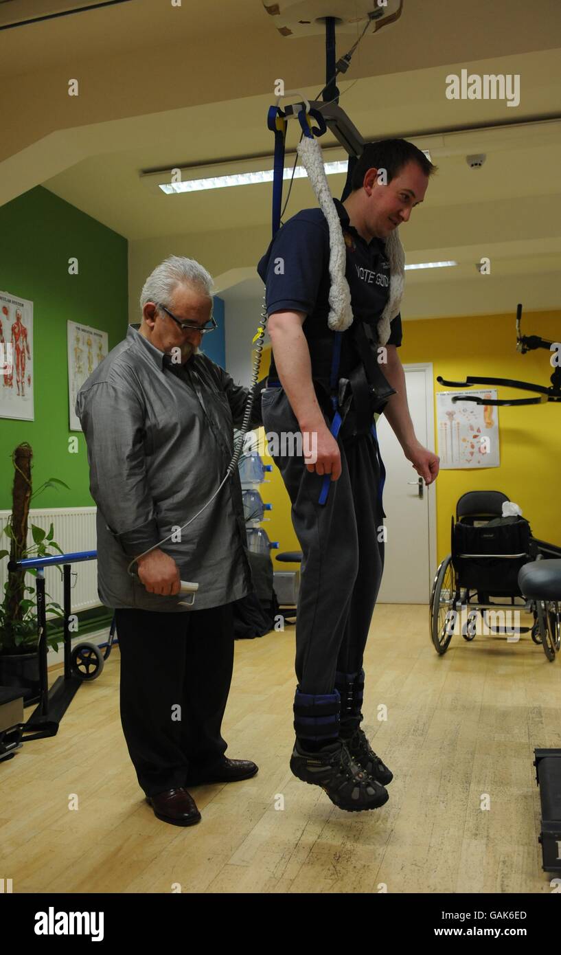 Paralysed man walk hi-res stock photography and images - Alamy