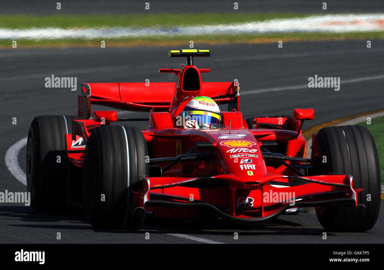 Formula One Motor Racing - Australian Grand Prix - Race - Albert Park. Ferrari's Felipe Massa during the Formula One, Australian, Grand Prix at Albert Park, Melbourne, Australia. Stock Photo