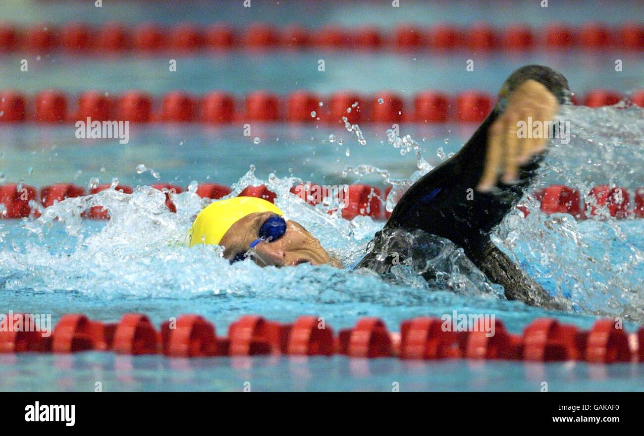 Swimming World Cup Sweden Stock Photo Alamy