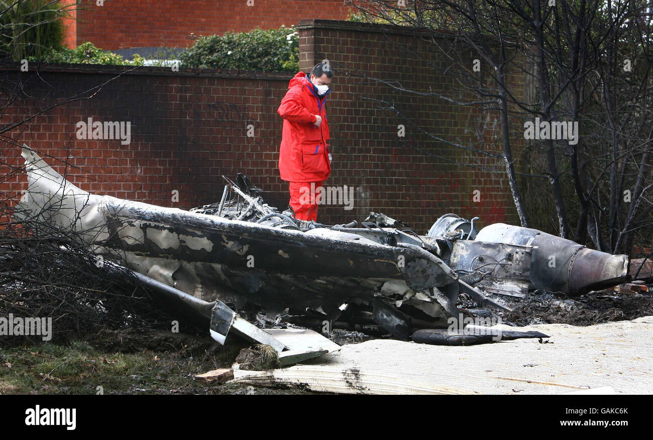 Kent plane crash Stock Photo Alamy