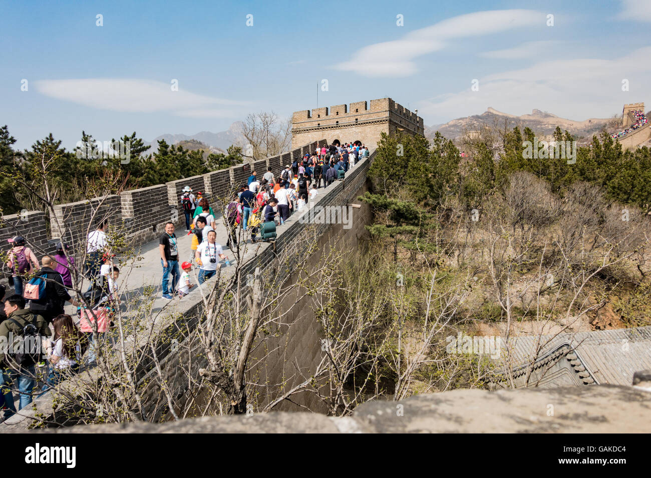 Great Wall of China, near Beijing Stock Photo Alamy