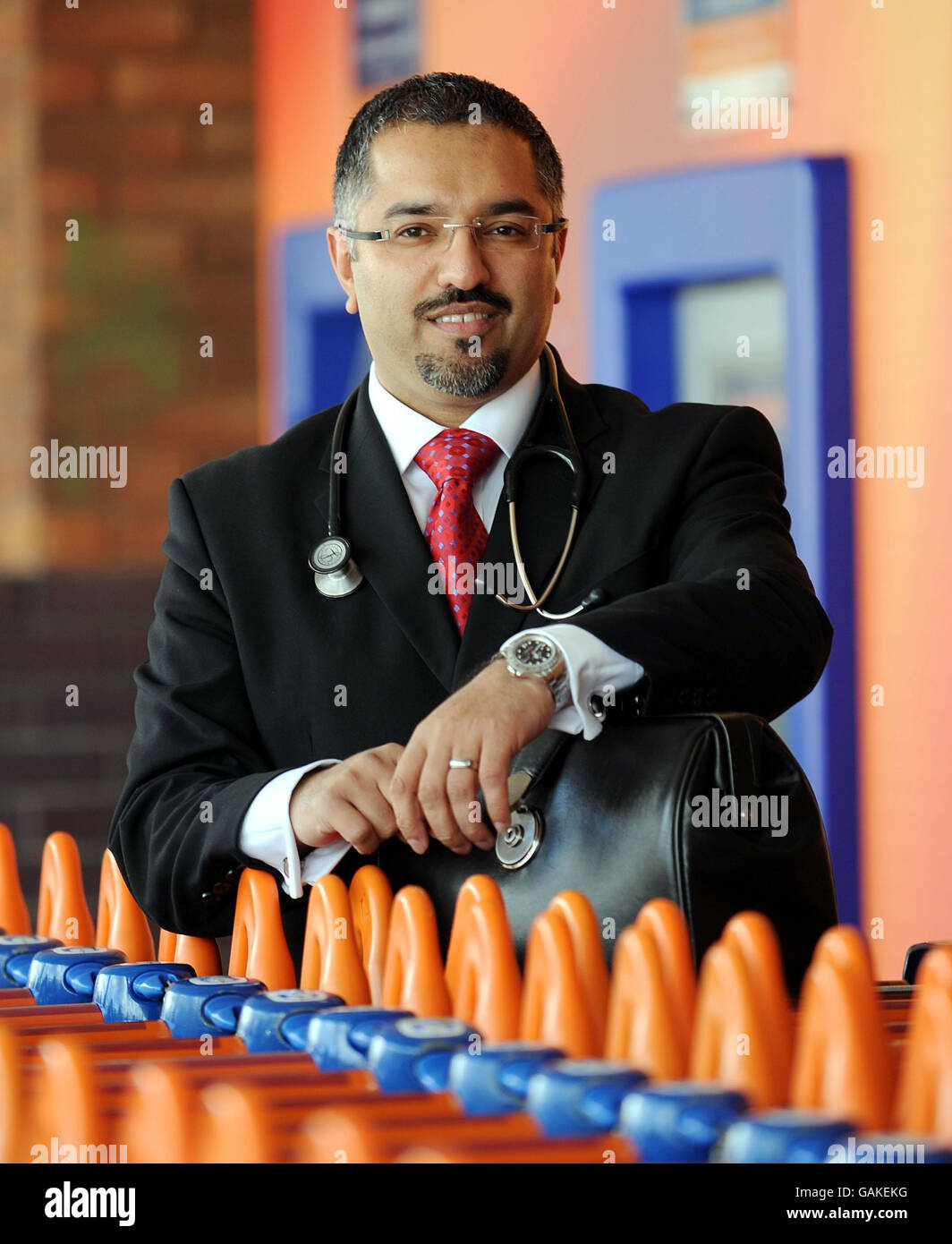 Dr mohammed jiva outside the sainsburys store in heaton park hires stock photography and images