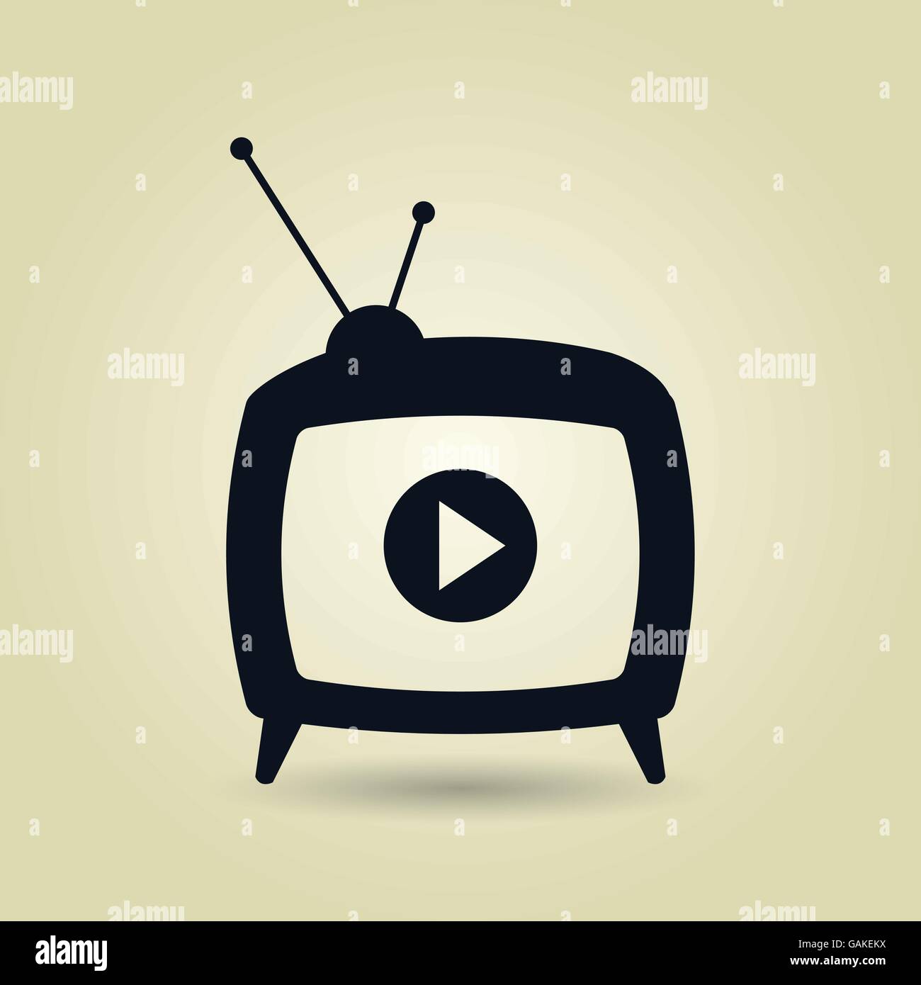online tv isolated icon design Stock Vector Image & Art - Alamy