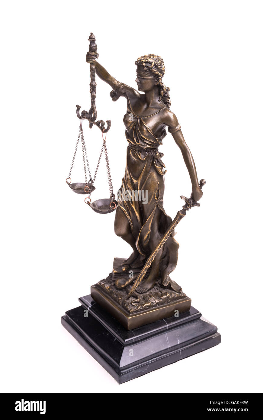Statue of justice, law concept Stock Photo