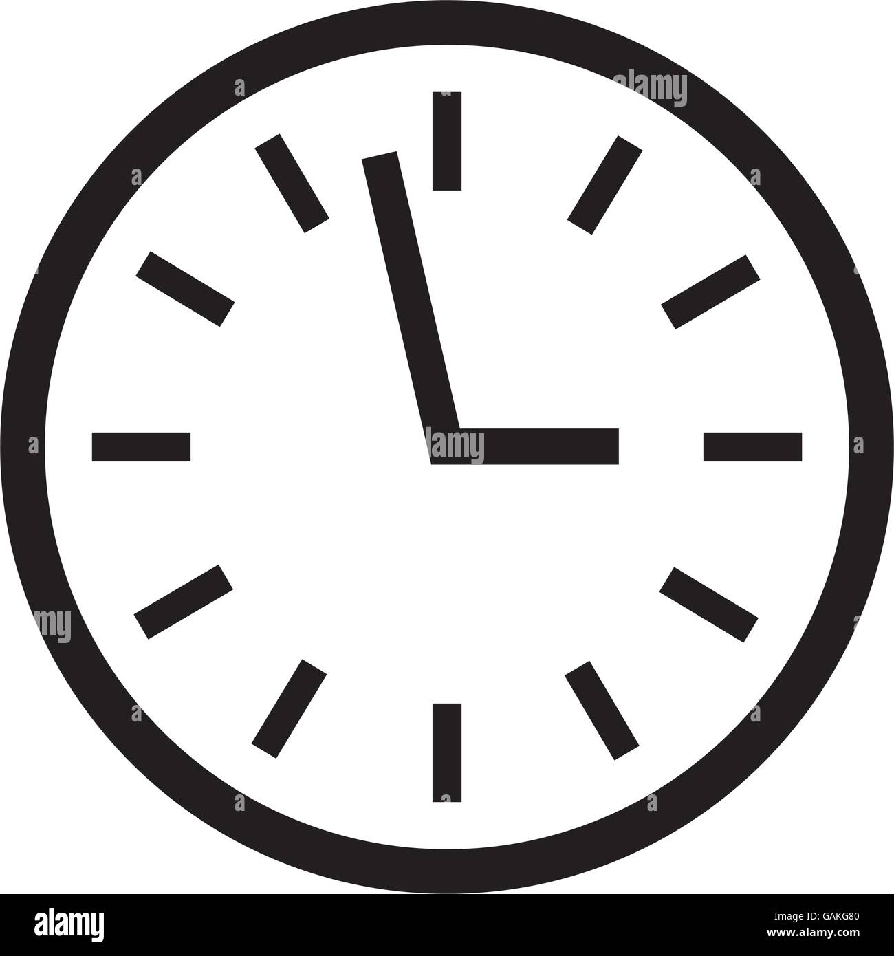 time clock isolated icon design Stock Vector Image & Art - Alamy