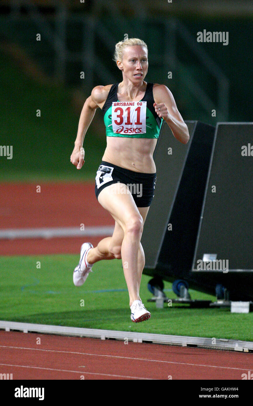 Athletics - 86th Australian Championships and Olympic Selection Trials - Queensland Sport & Athletics Centre. Tamsyn Lewis, women's 800m Stock Photo