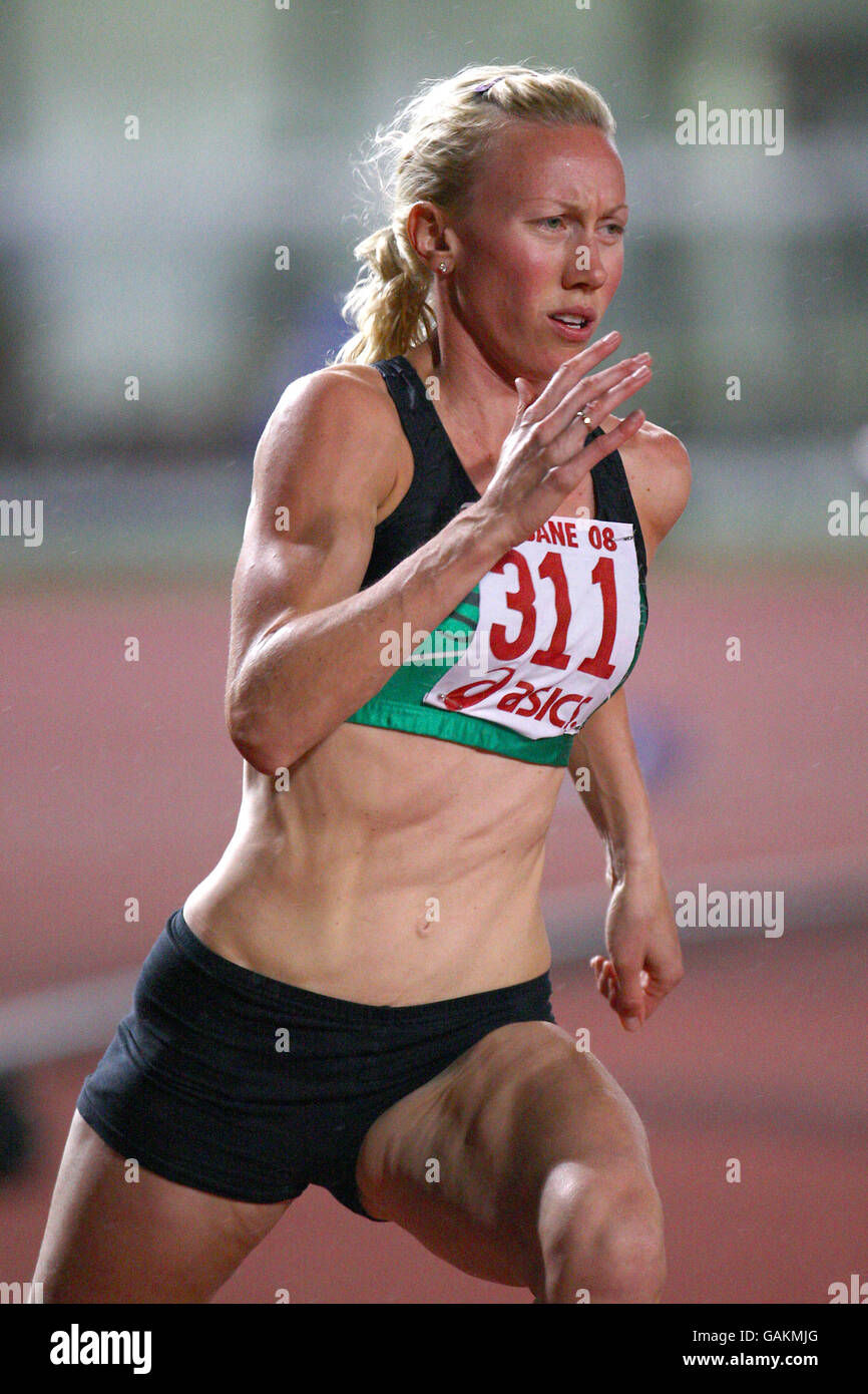 Athletics - 86th Australian Championships and Olympic Selection Trials - Queensland Sport & Athletics Centre. Tamsyn Lewis, women's 400m heats Stock Photo