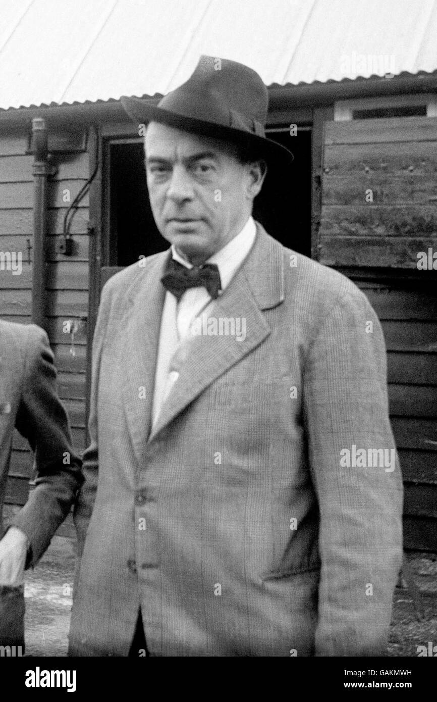 Horse Racing. Trainer Jack Anthony Stock Photo Alamy