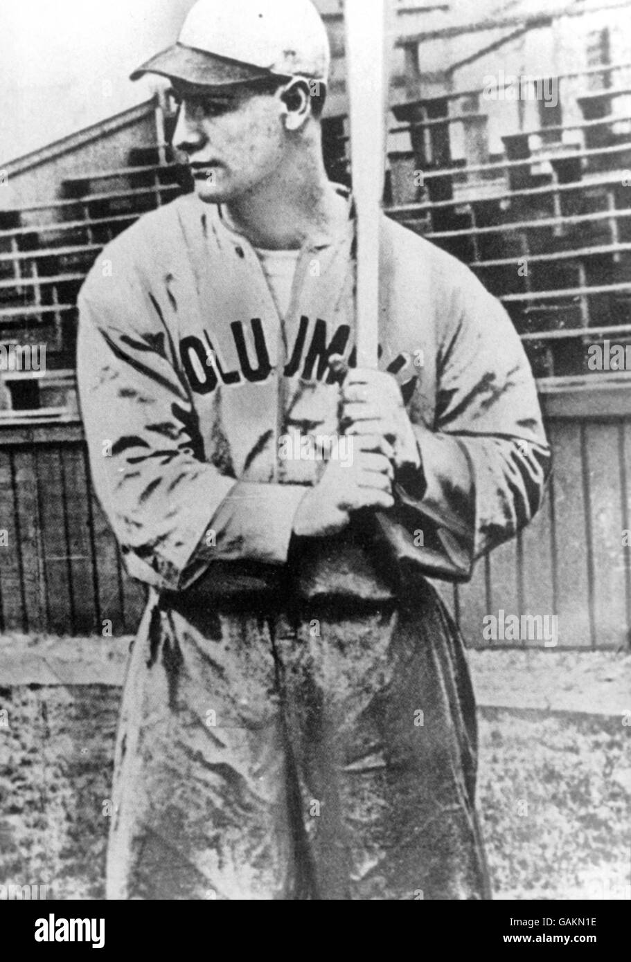 Baseball. Lou Gehrig, Columbia University Stock Photo Alamy