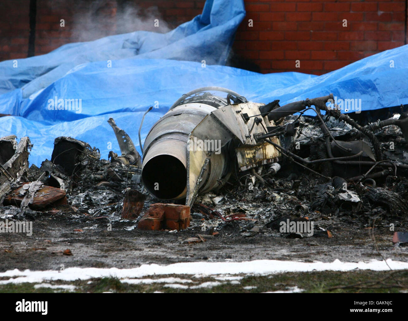 Kent plane crash Stock Photo Alamy