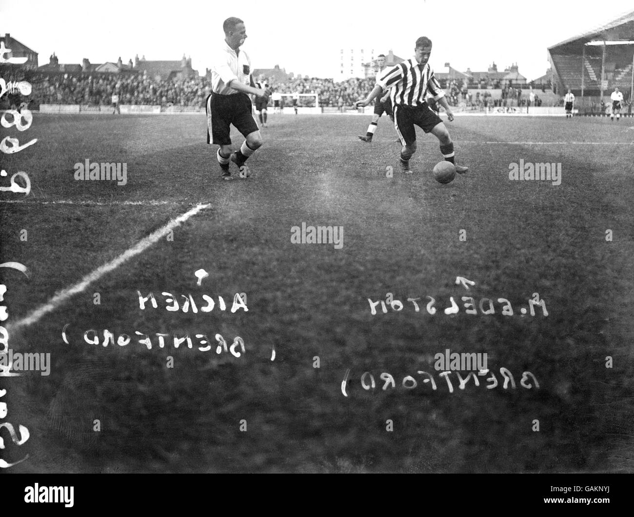 Soccer - Brentford Public Trial Match - Stripes v Whites Stock Photo