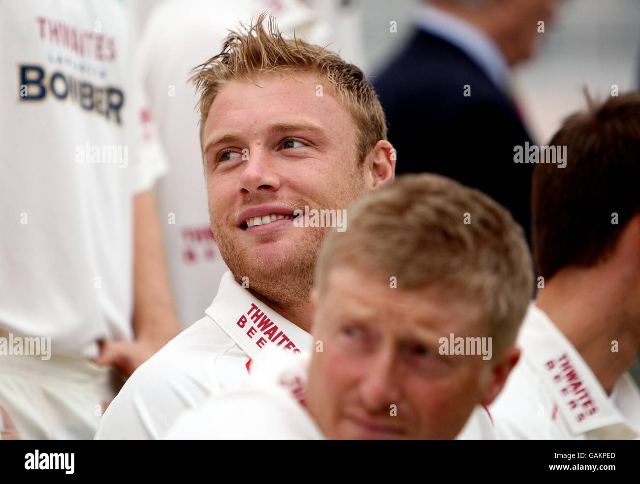 Cricket Lancashire Press Day Old Trafford Cricket Ground. Andrew