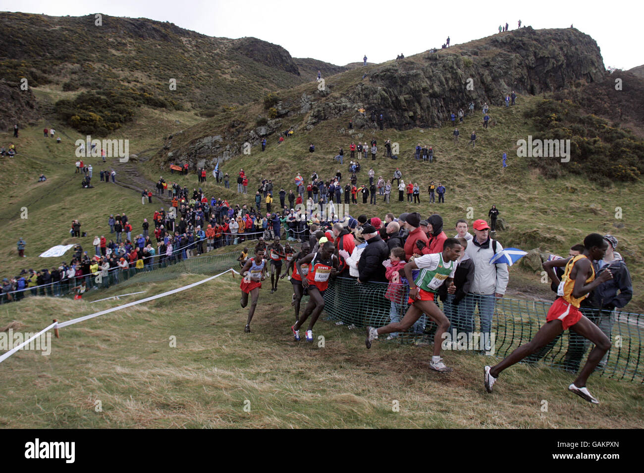 Competitors in action during the IAAF World Cross Country Championships