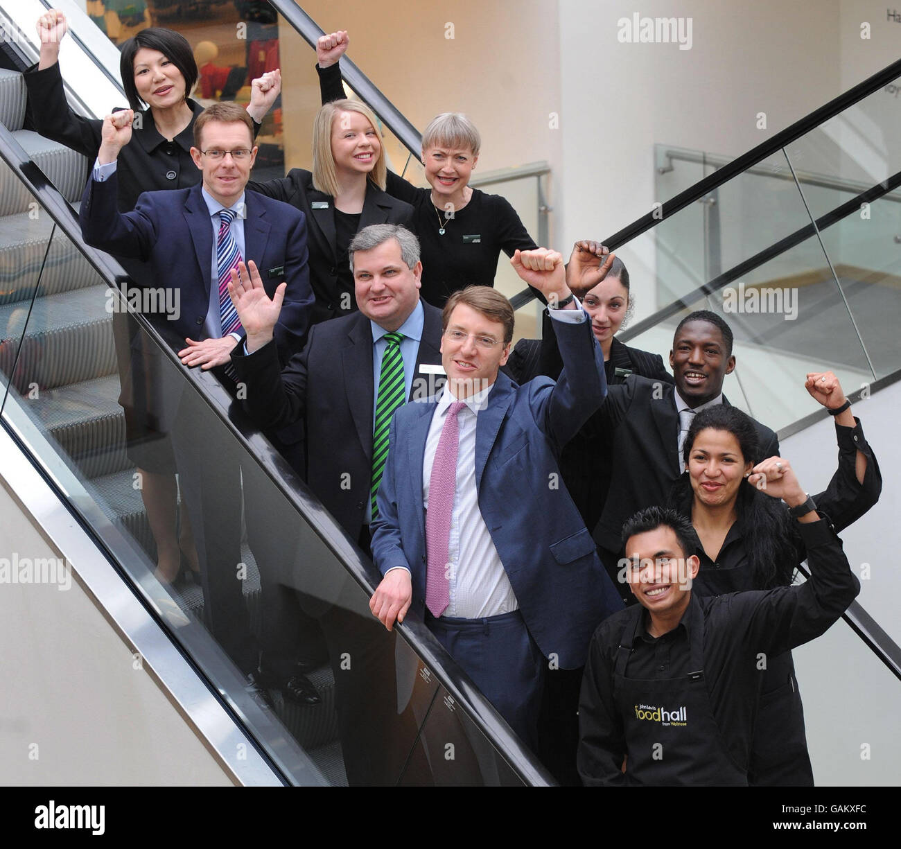 Managing director of john lewis oxford street hires stock photography