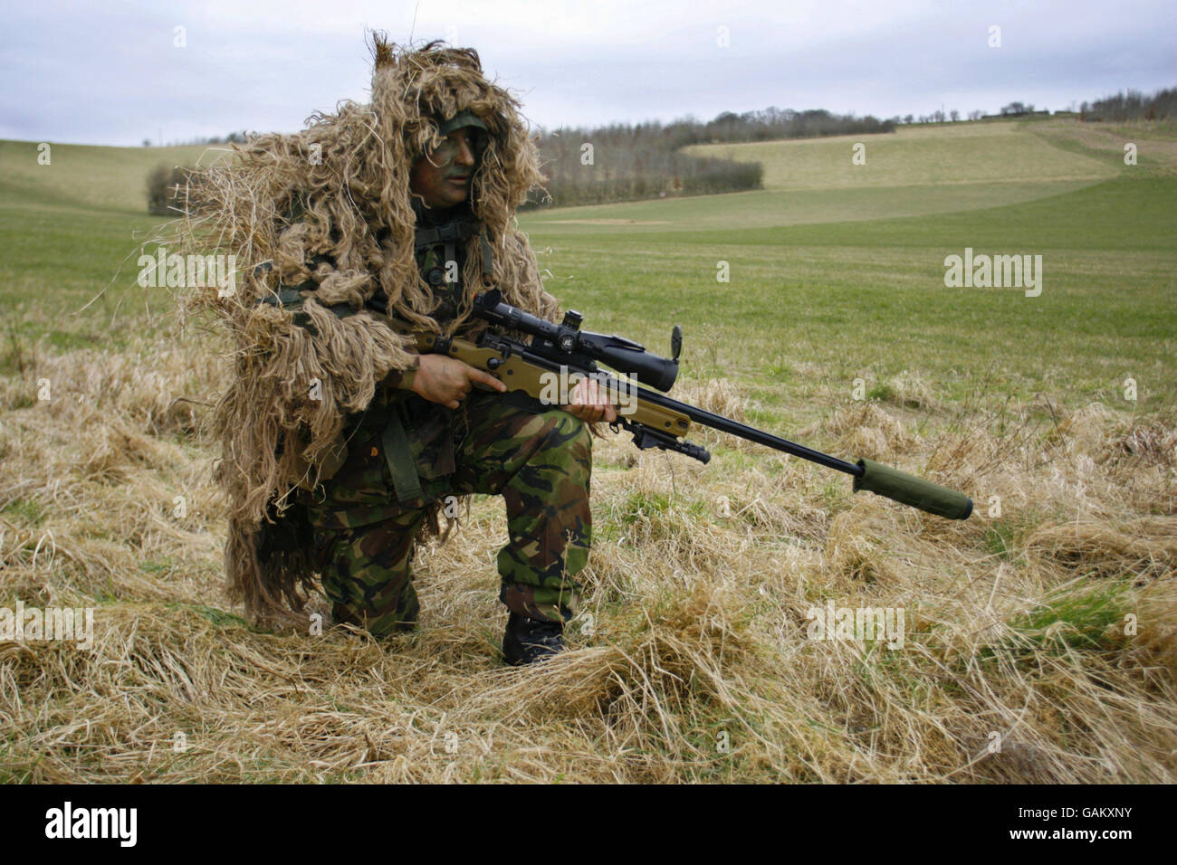 New sniper rifle unveiled Stock Photo - Alamy