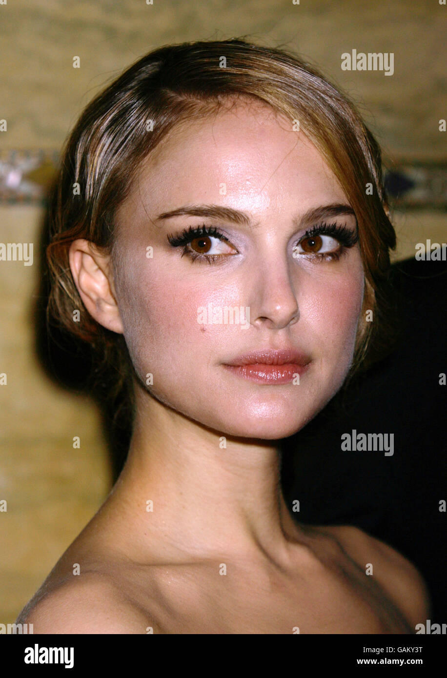 Natalie Portman at the aftershow party for the film 'The Other Boleyn Girl', at The Criterion in Piccadilly, central London. Stock Photo
