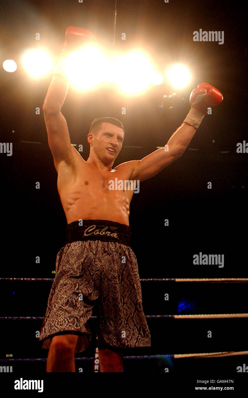 Boxing Nottingham Ice Stadium Stock Photo Alamy