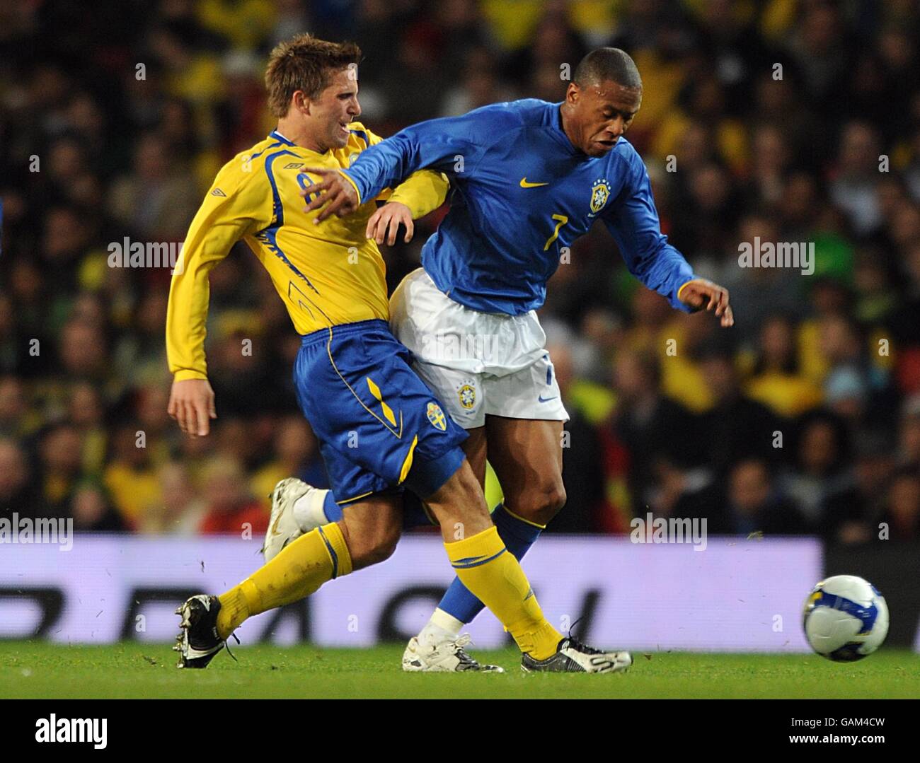 Soccer - International Friendly - Sweden v Brazil - Emirates Stadium Stock Photo