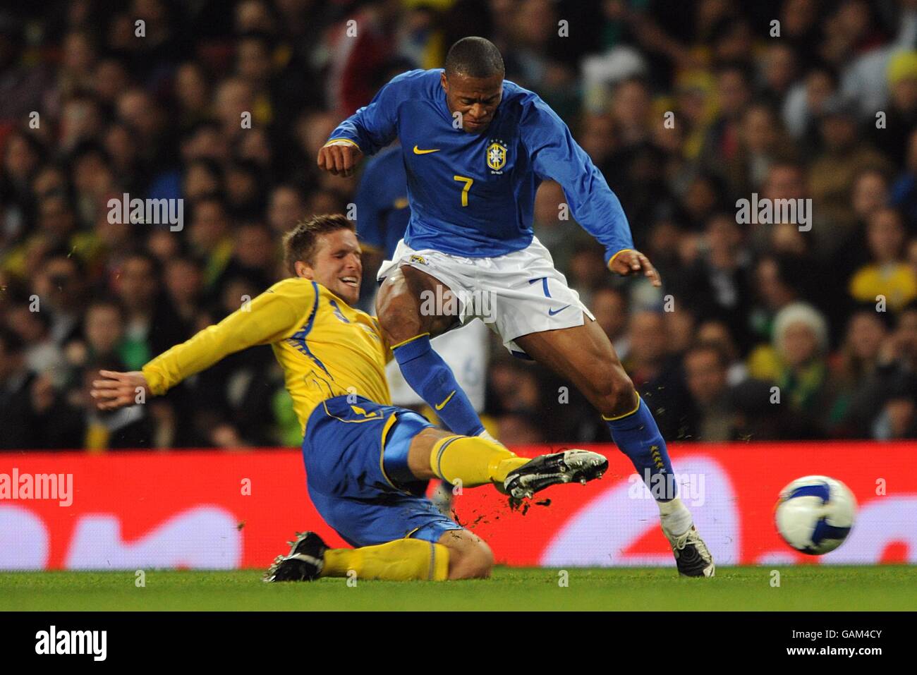 Soccer - International Friendly - Sweden v Brazil - Emirates Stadium Stock Photo