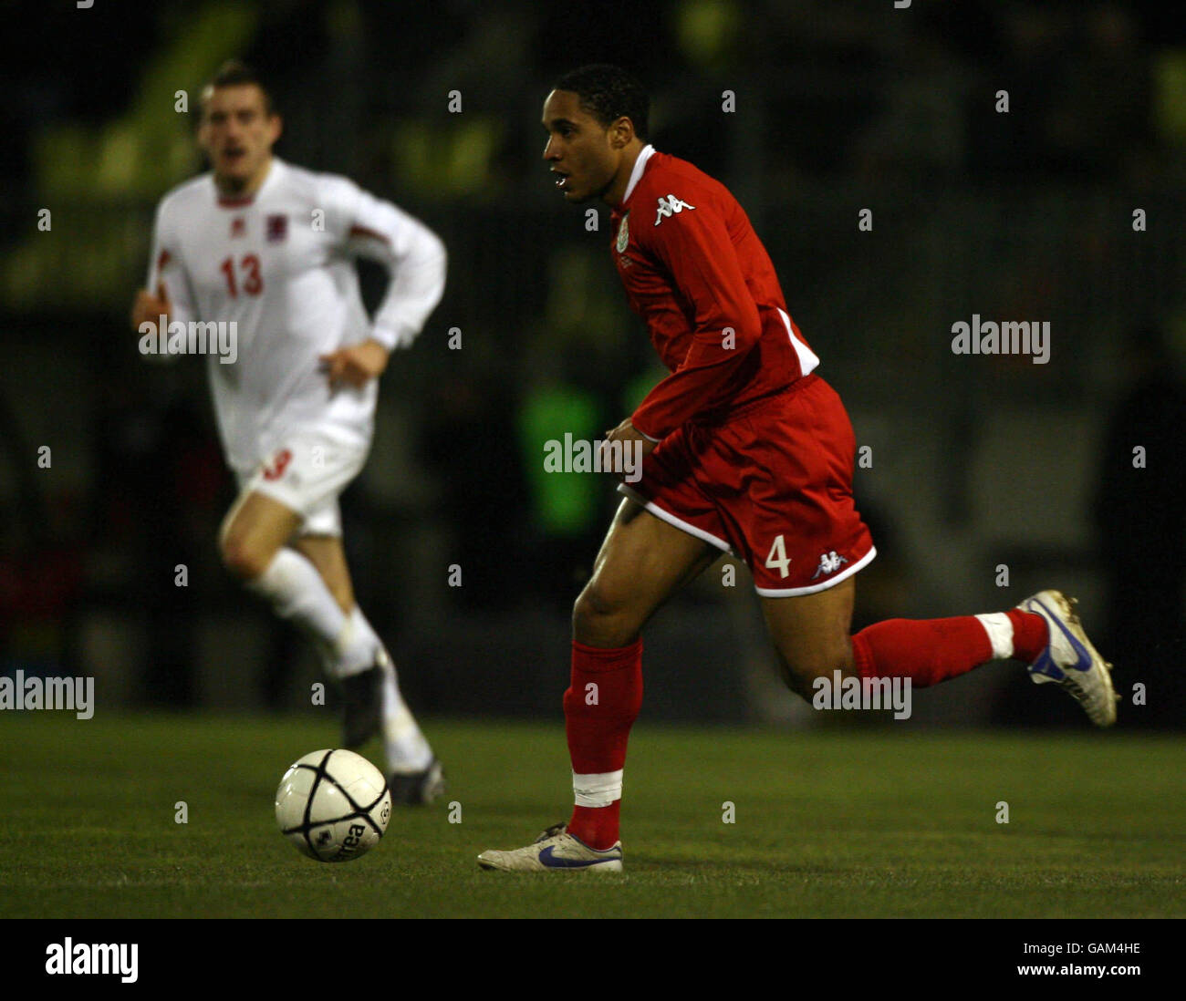Soccer - International - Luxembourg v Wales - Stade Josy Barthel Stock Photo