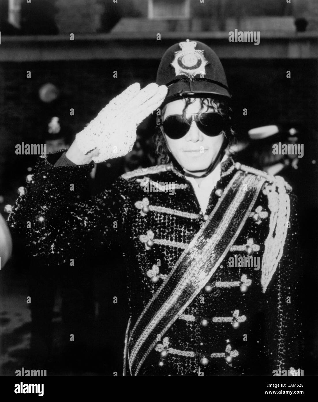 Celebrity - Michael Jackson - London - 1985 Stock Photo