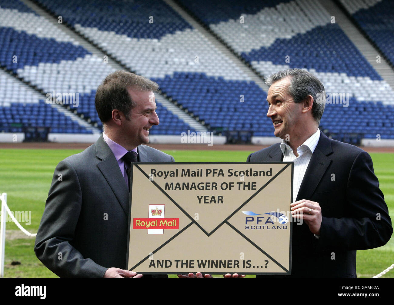 George Burley Scotland team boss George Burley launches the Royal Mail PFA Scotland ...