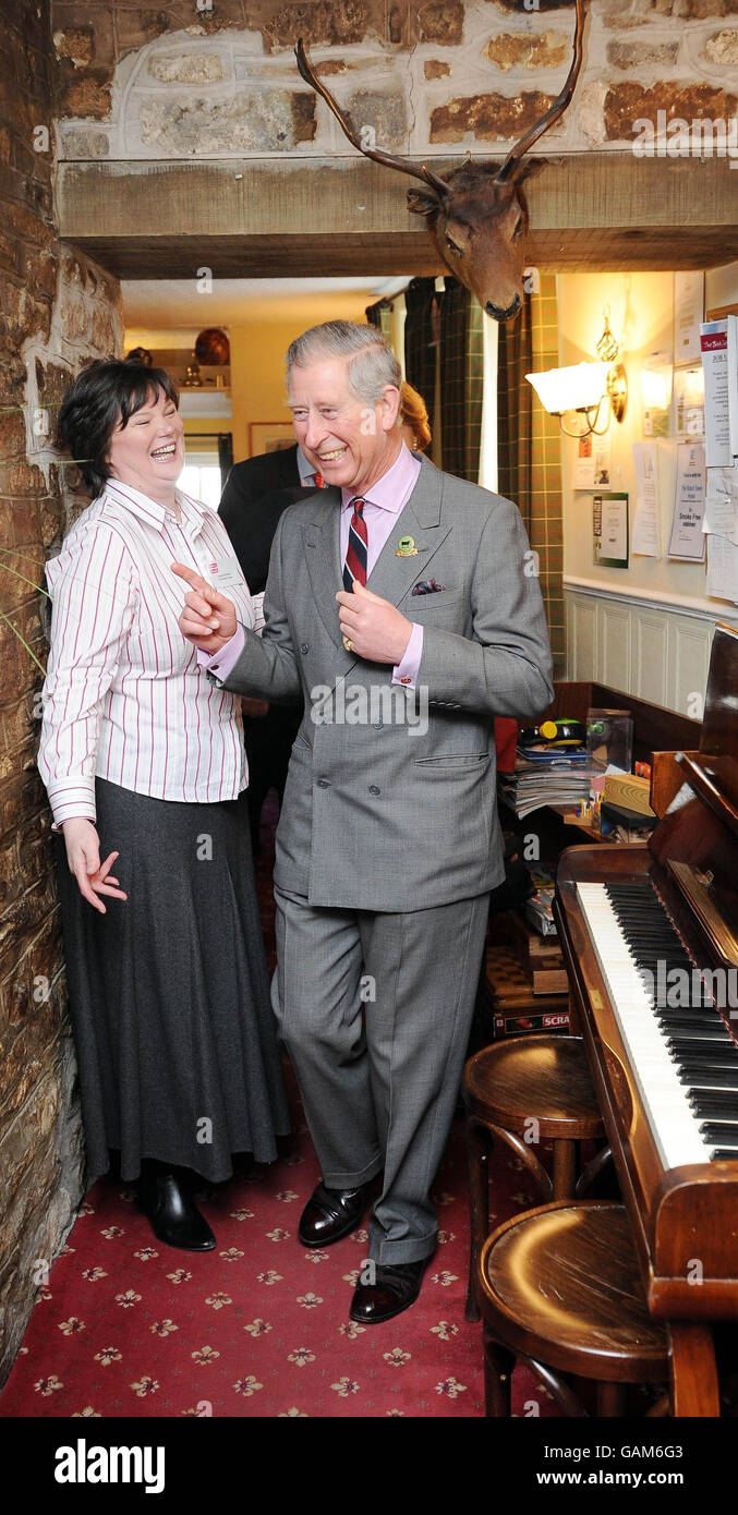 Prince charles the black swan pub in ravenstonedale hi-res stock  photography and images - Alamy