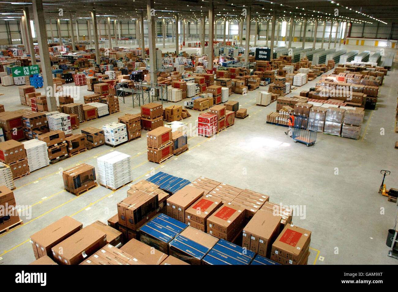 New Amazon plant near Swansea, South Wales Stock Photo Alamy