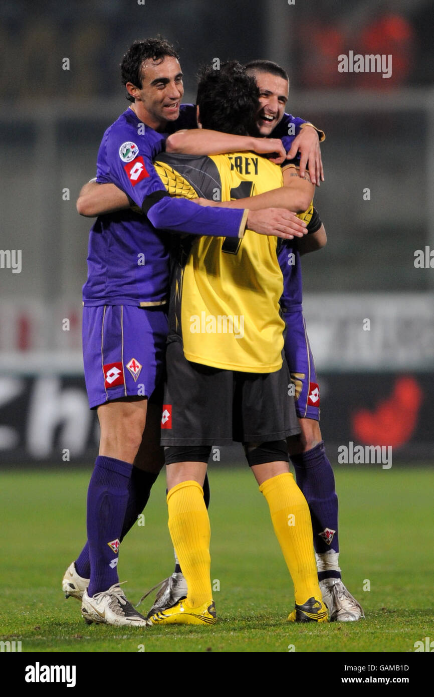 Fiorentina Femminile players celebrate the goal during ACF Fiorentina  femminile vs Inter, Italian Soccer Serie A Women Championship, Florence,  Italy Stock Photo - Alamy