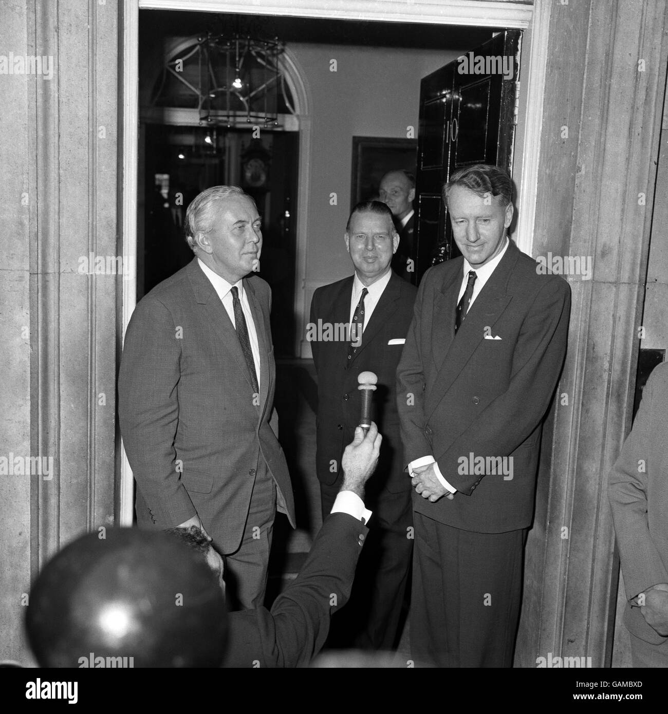 Ian Smith, Rhodesian Prime Minister, (right) welcomed by Britain's ...